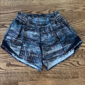 lululemon athletica Multicolor Patterned Women's Athletic Shorts